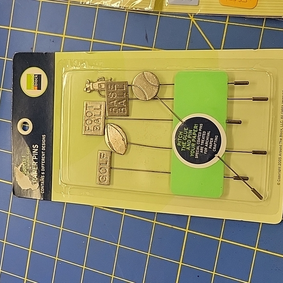 Metal Accent Lot of 6 Scrapbook Paper Crafts - Picture 2 of 5